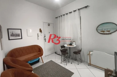 Apartamento à venda, 55 m² por R$ 370.000,00 - Boqueirão - Santos/SP