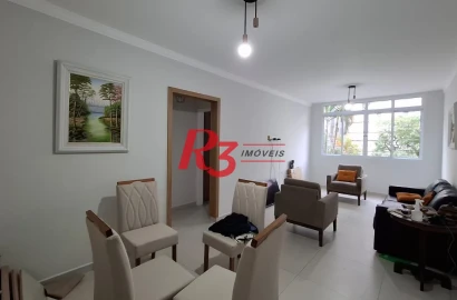 Apartamento com 2 dormitórios à venda, 98 m² por R$ 680.000,00 - Pompéia - Santos/SP