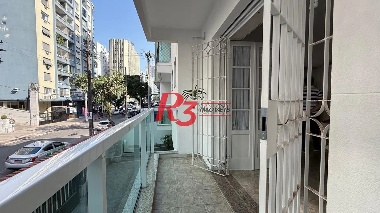 Apartamento à venda, 125 m² por R$ 595.000,00 - Gonzaga - Santos/SP
