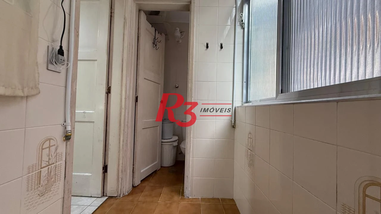 Apartamento à venda, 125 m² por R$ 595.000,00 - Gonzaga - Santos/SP