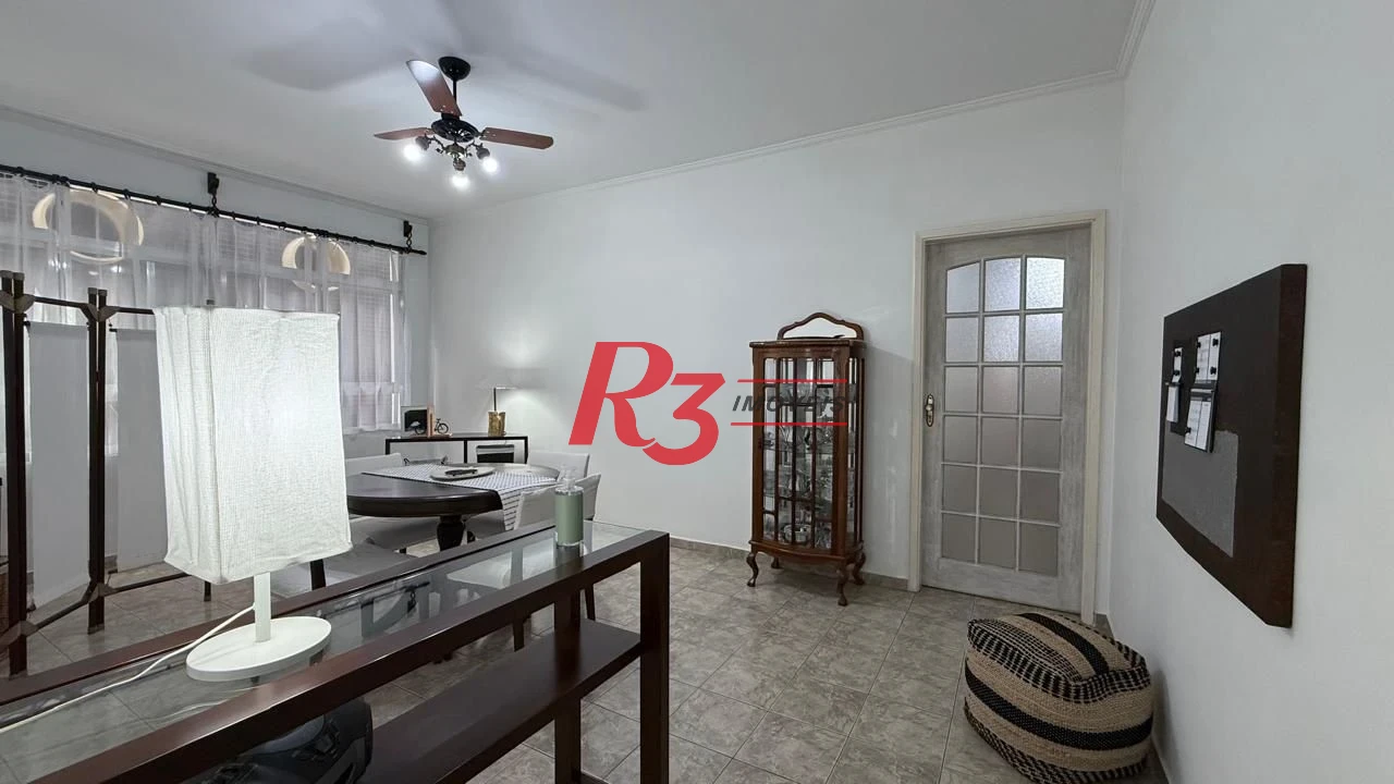 Apartamento à venda, 125 m² por R$ 595.000,00 - Gonzaga - Santos/SP