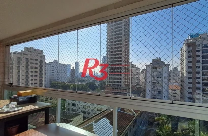 Apartamento com 3 dormitórios para alugar, 119 m² por R$ 11.000,00/mês - Ponta da Praia - Santos/SP