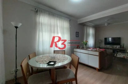 Apartamento com 2 dormitórios à venda, 56 m² por R$ 320.000,00 - Aparecida - Santos/SP