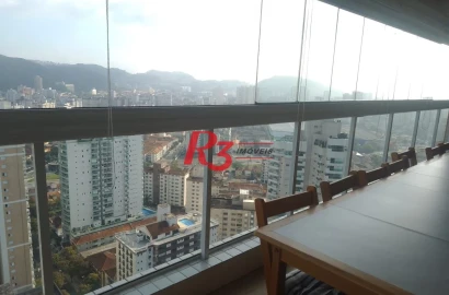 Apartamento com 2 dormitórios à venda, 110 m² por R$ 1.505.200,00 - Gonzaga - Santos/SP