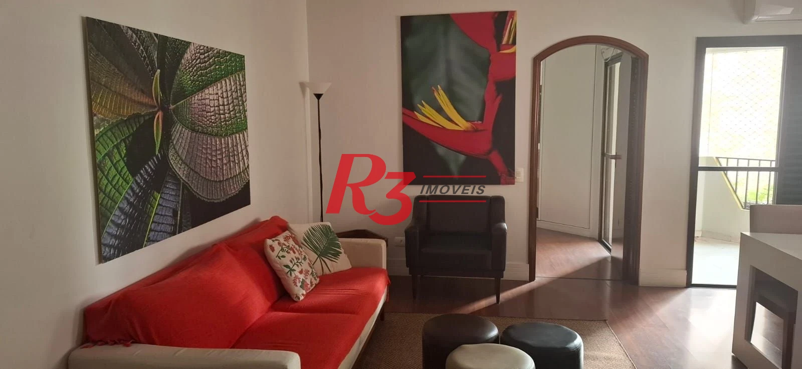 Flat com 1 dormitório, 48 m² - venda por R$ 480.000,00 ou aluguel por R$ 4.500,02/mês - Gonzaga - Santos/SP
