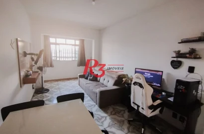 Apartamento com 3 dormitórios para alugar, 118 m² por R$ 3.600,02/mês - Macuco - Santos/SP