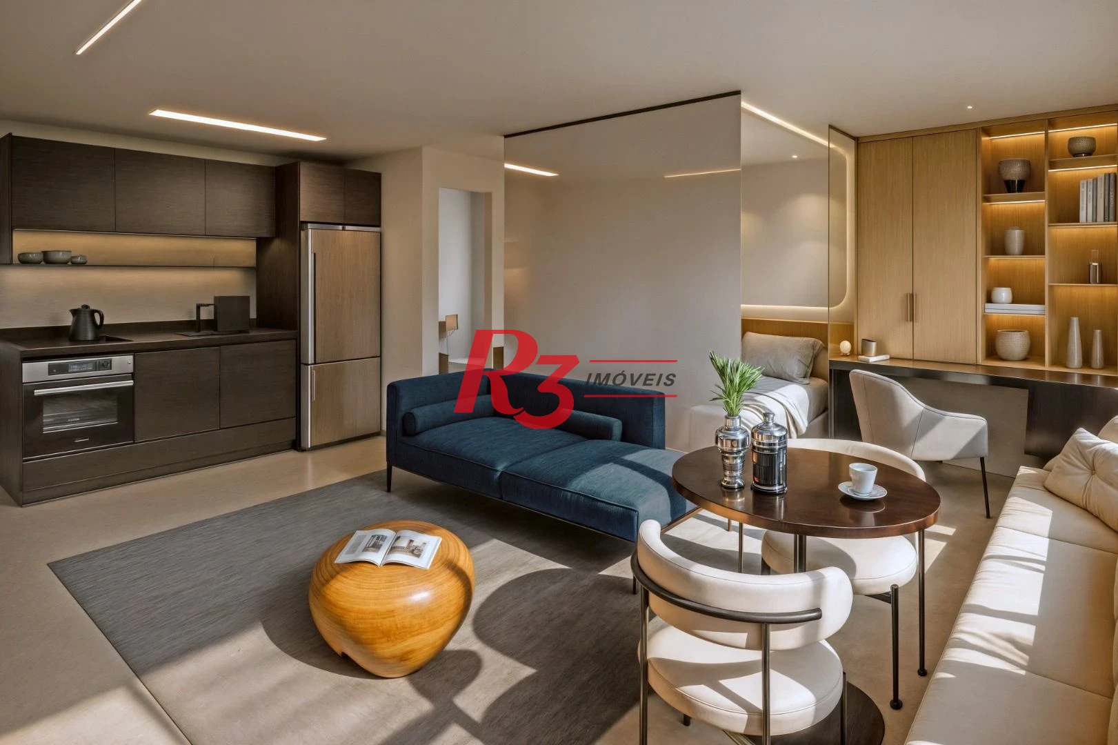 Studio à venda, 36 m² por R$ 363.865,00 - Centro - São Vicente/SP