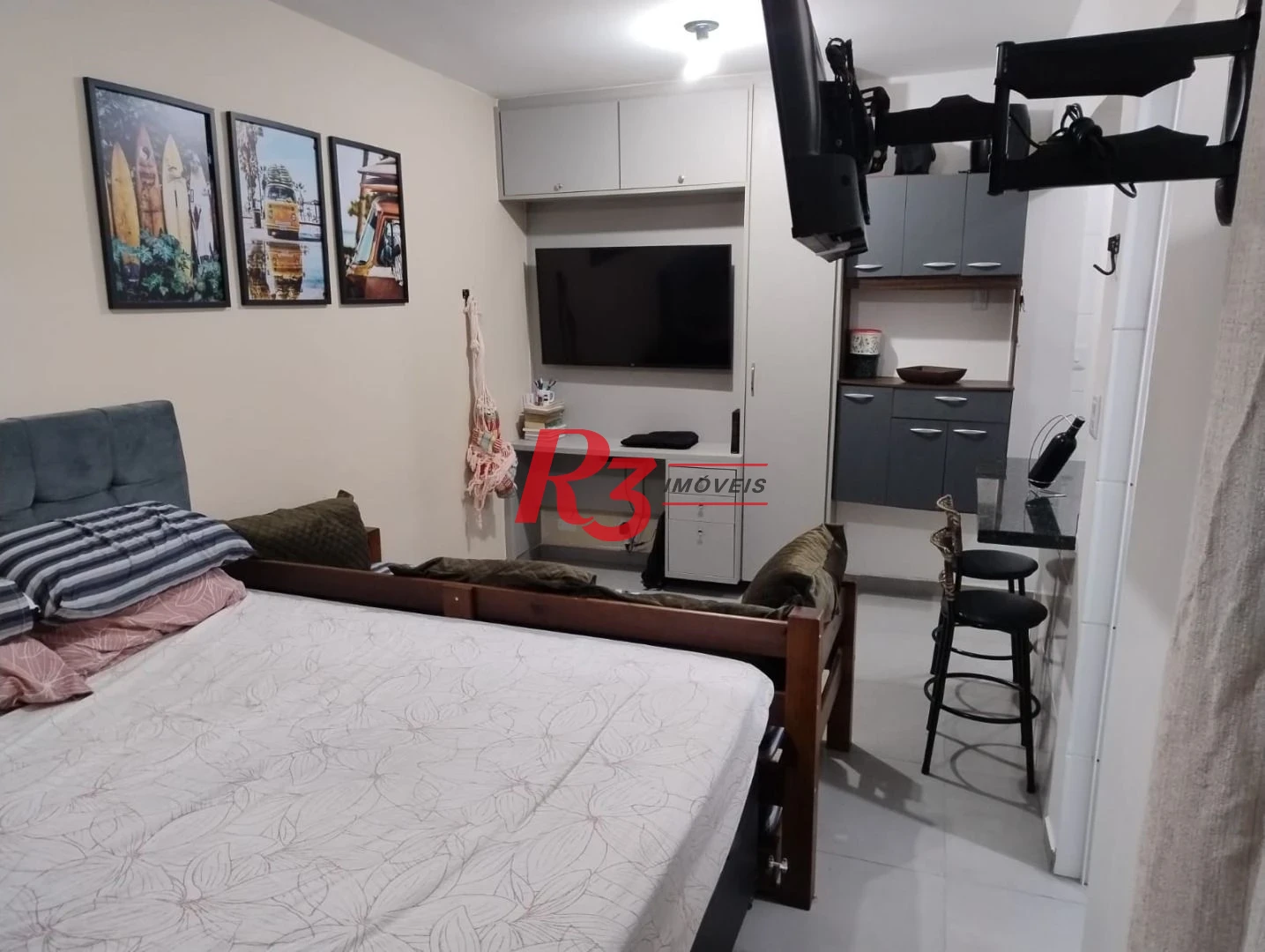 Studio com 1 dormitório à venda, 34 m² por R$ 310.000,00 - Ponta da Praia - Santos/SP