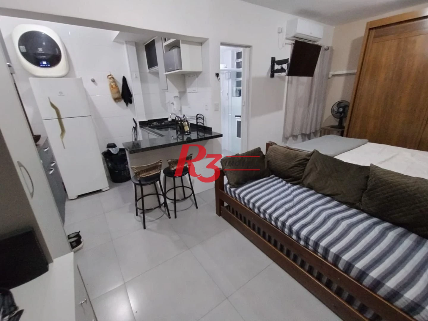 Studio com 1 dormitório à venda, 34 m² por R$ 310.000,00 - Ponta da Praia - Santos/SP