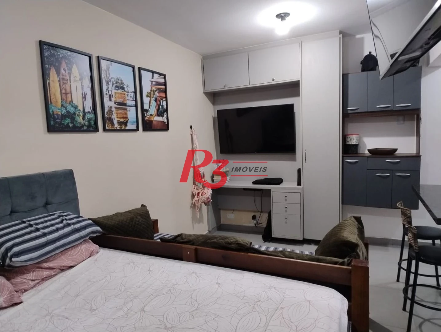 Studio com 1 dormitório à venda, 34 m² por R$ 310.000,00 - Ponta da Praia - Santos/SP