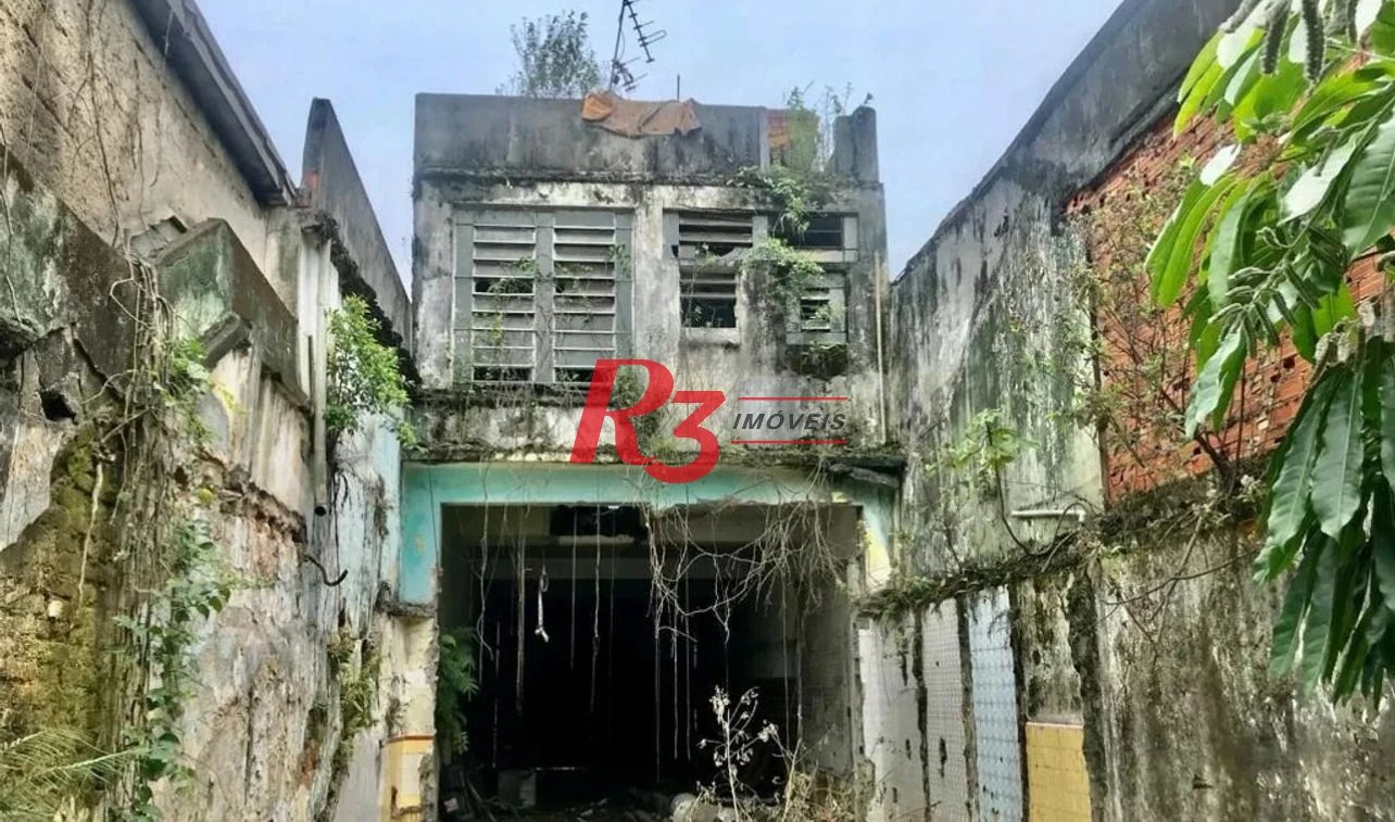 Terreno à venda, 286 m² por R$ 510.000,00 - Paquetá - Santos/SP