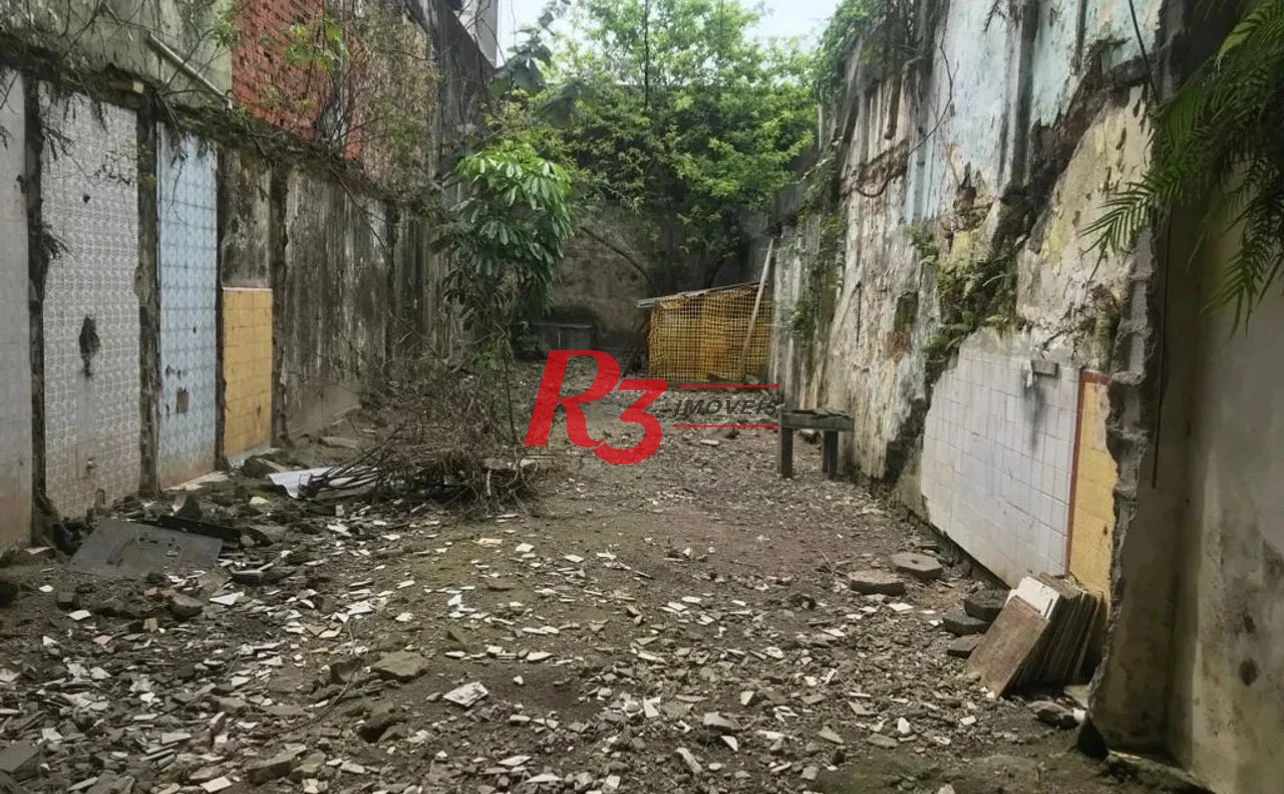 Terreno à venda, 286 m² por R$ 510.000,00 - Paquetá - Santos/SP
