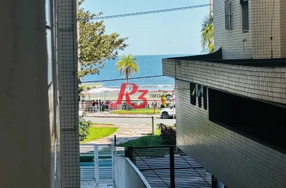 Apartamento com 1 dormitório para alugar, 55 m² por R$ 3.000,00/mês - Aparecida - Santos/SP