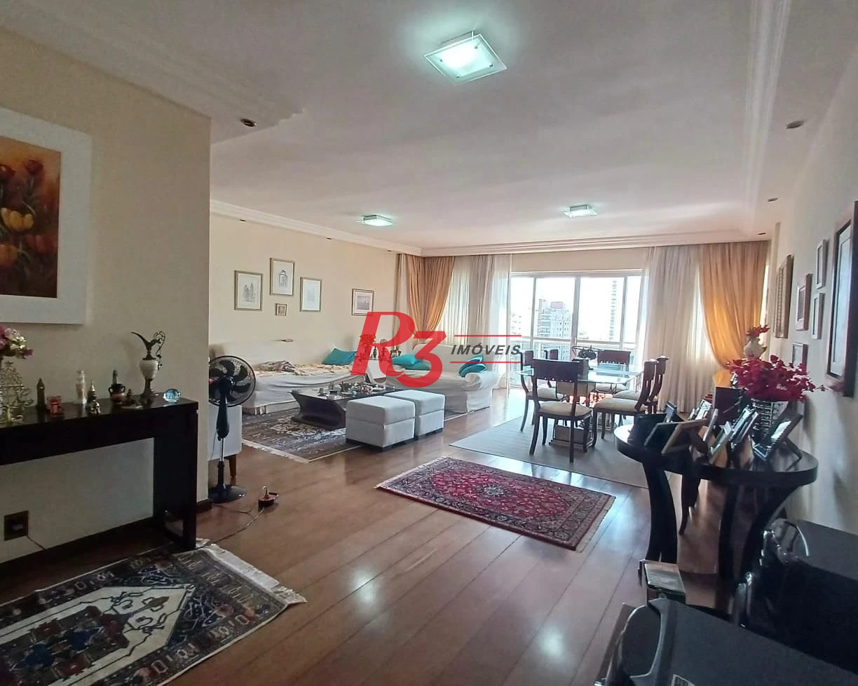 Apartamento à venda, 186 m² por R$ 1.290.000,00 - Embaré - Santos/SP
