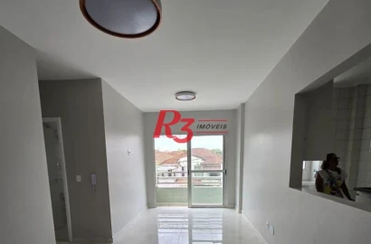 Apartamento com 2 dormitórios à venda, 62 m² por R$ 440.000,00 - Encruzilhada - Santos/SP