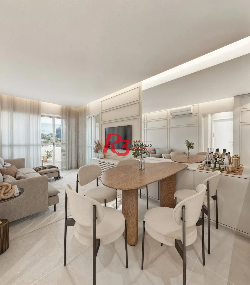 Apartamento à venda, 102 m² por R$ 1.350.000,00 - Aparecida - Santos/SP