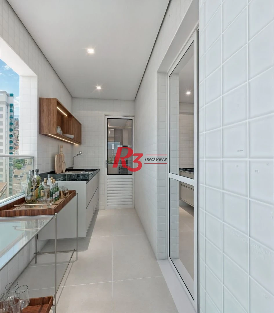 Apartamento à venda, 102 m² por R$ 1.350.000,00 - Aparecida - Santos/SP