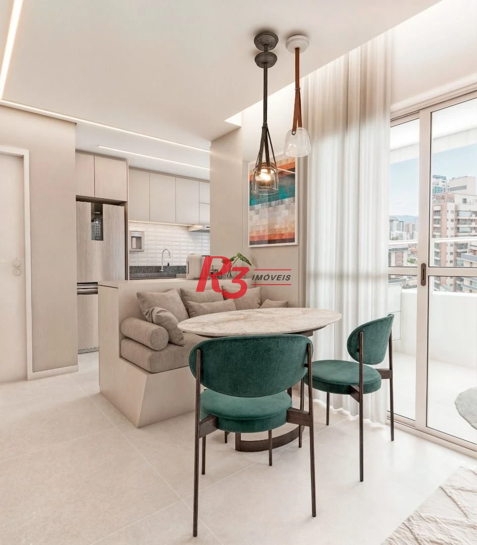 Apartamento à venda, 49 m² por R$ 500.000,00 - Aparecida - Santos/SP