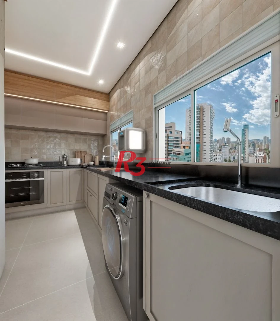 Apartamento à venda, 89 m² por R$ 1.090.000,00 - Aparecida - Santos/SP