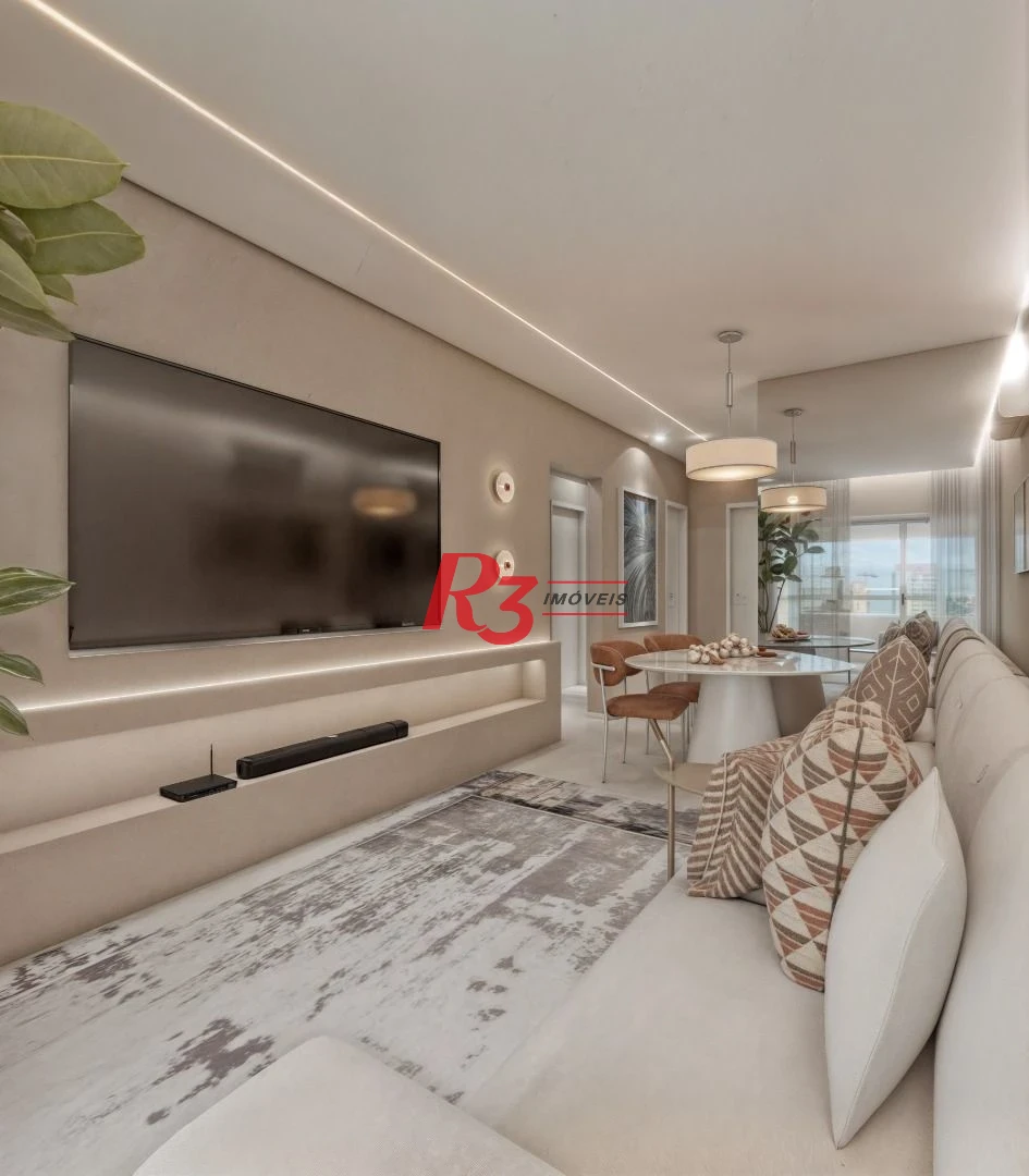 Apartamento à venda, 89 m² por R$ 1.090.000,00 - Aparecida - Santos/SP