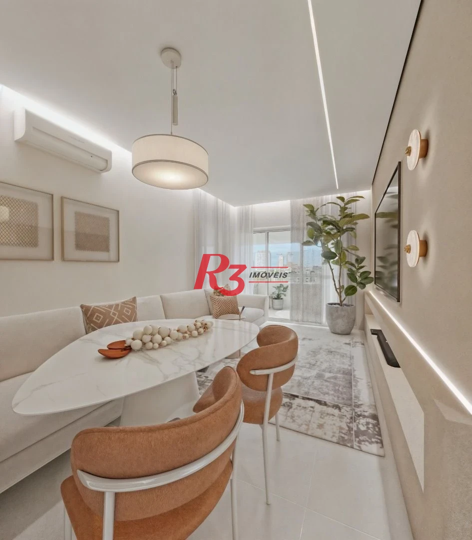 Apartamento à venda, 89 m² por R$ 1.090.000,00 - Aparecida - Santos/SP
