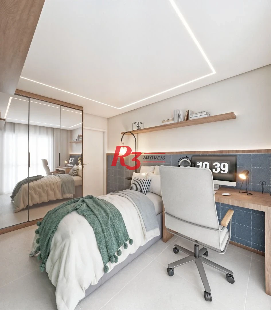 Apartamento à venda, 89 m² por R$ 1.090.000,00 - Aparecida - Santos/SP