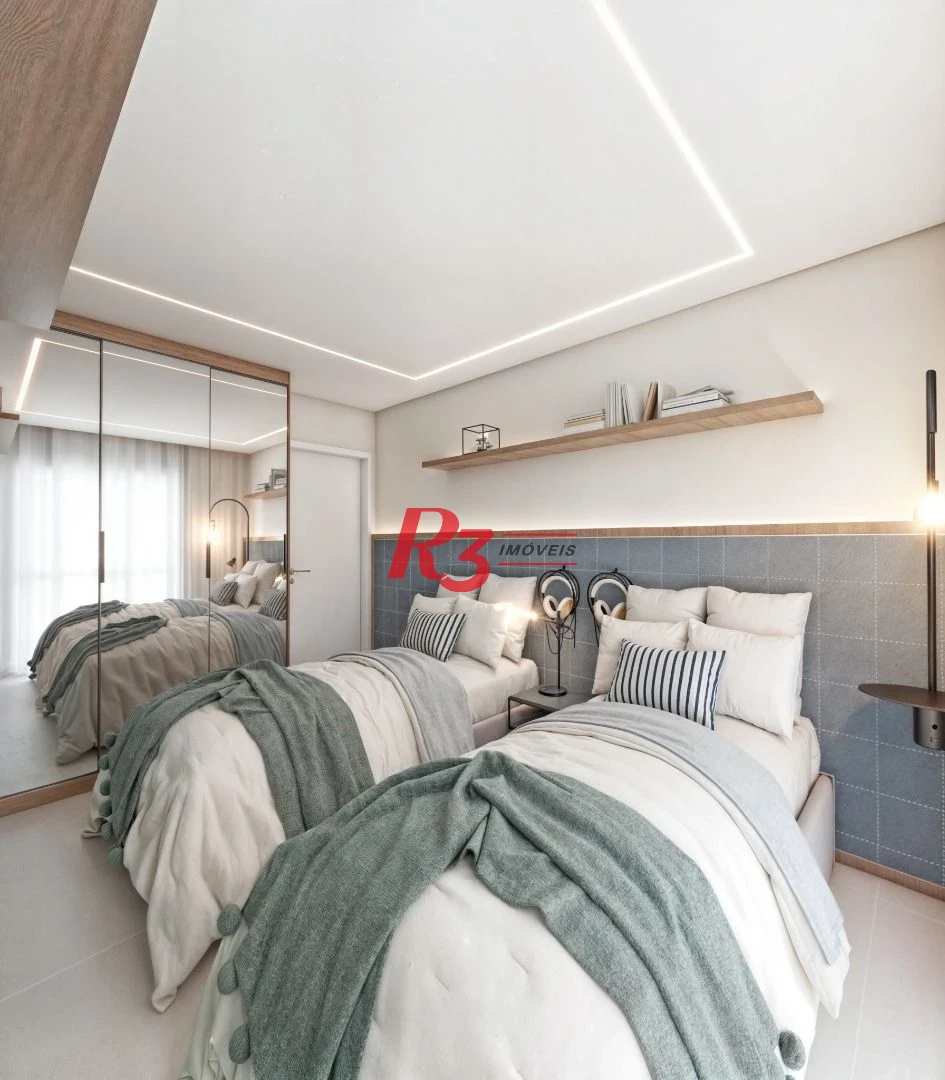 Apartamento à venda, 89 m² por R$ 1.090.000,00 - Aparecida - Santos/SP