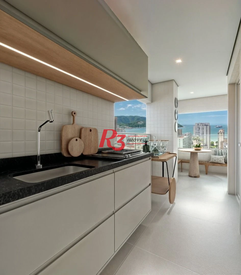 Apartamento à venda, 89 m² por R$ 1.090.000,00 - Aparecida - Santos/SP