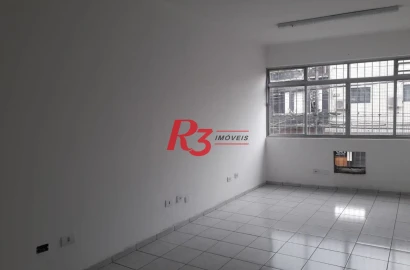 Sala, 280 m² - venda por R$ 1.890.000,00 ou aluguel por R$ 5.455,00/mês - Centro - Santos/SP