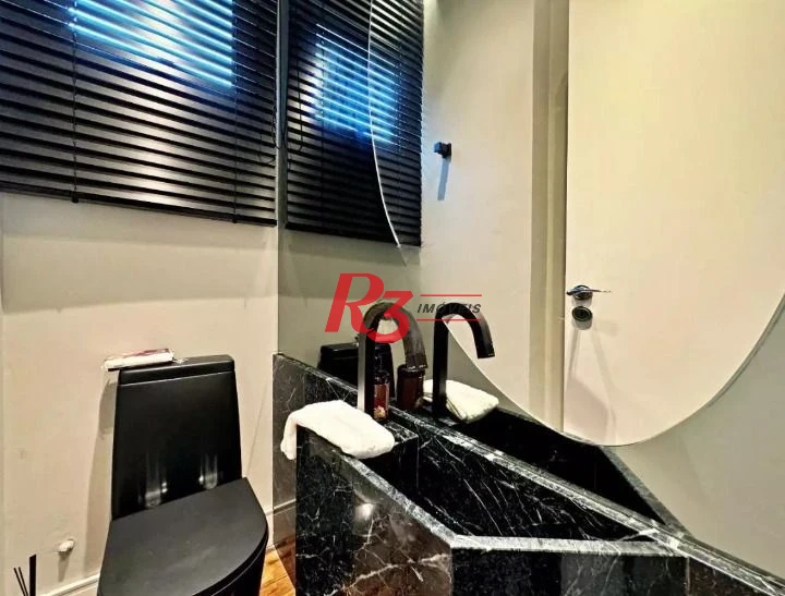 Apartamento com 3 dormitórios à venda, 188 m² por R$ 2.200.000,00 - Boqueirão - Santos/SP