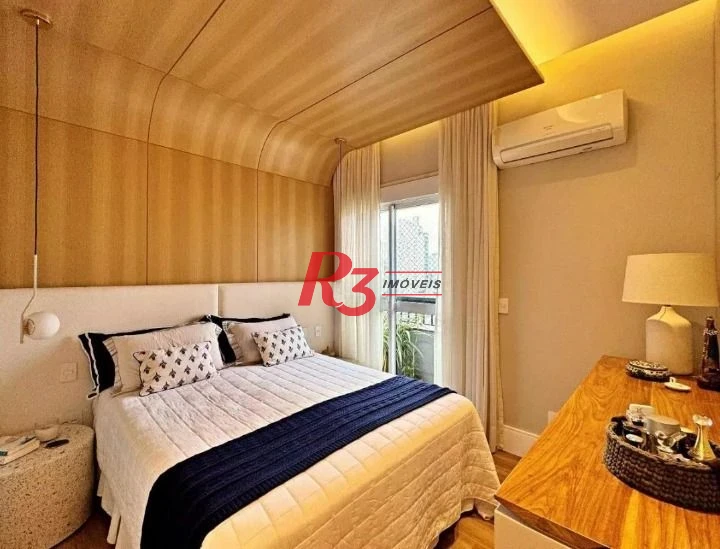 Apartamento com 3 dormitórios à venda, 188 m² por R$ 2.200.000,00 - Boqueirão - Santos/SP