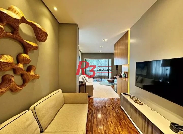 Apartamento com 3 dormitórios à venda, 188 m² por R$ 2.200.000,00 - Boqueirão - Santos/SP