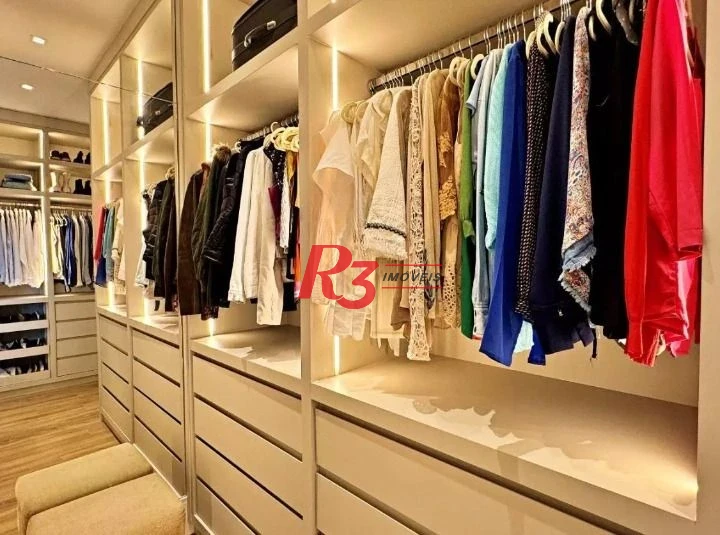 Apartamento com 3 dormitórios à venda, 188 m² por R$ 2.200.000,00 - Boqueirão - Santos/SP