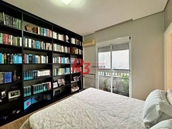 Apartamento com 3 dormitórios à venda, 188 m² por R$ 2.200.000,00 - Boqueirão - Santos/SP