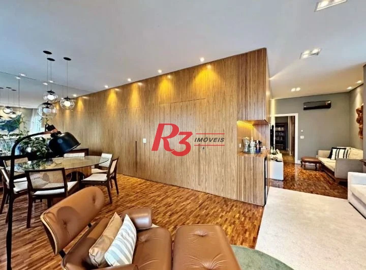 Apartamento com 3 dormitórios à venda, 188 m² por R$ 2.200.000,00 - Boqueirão - Santos/SP