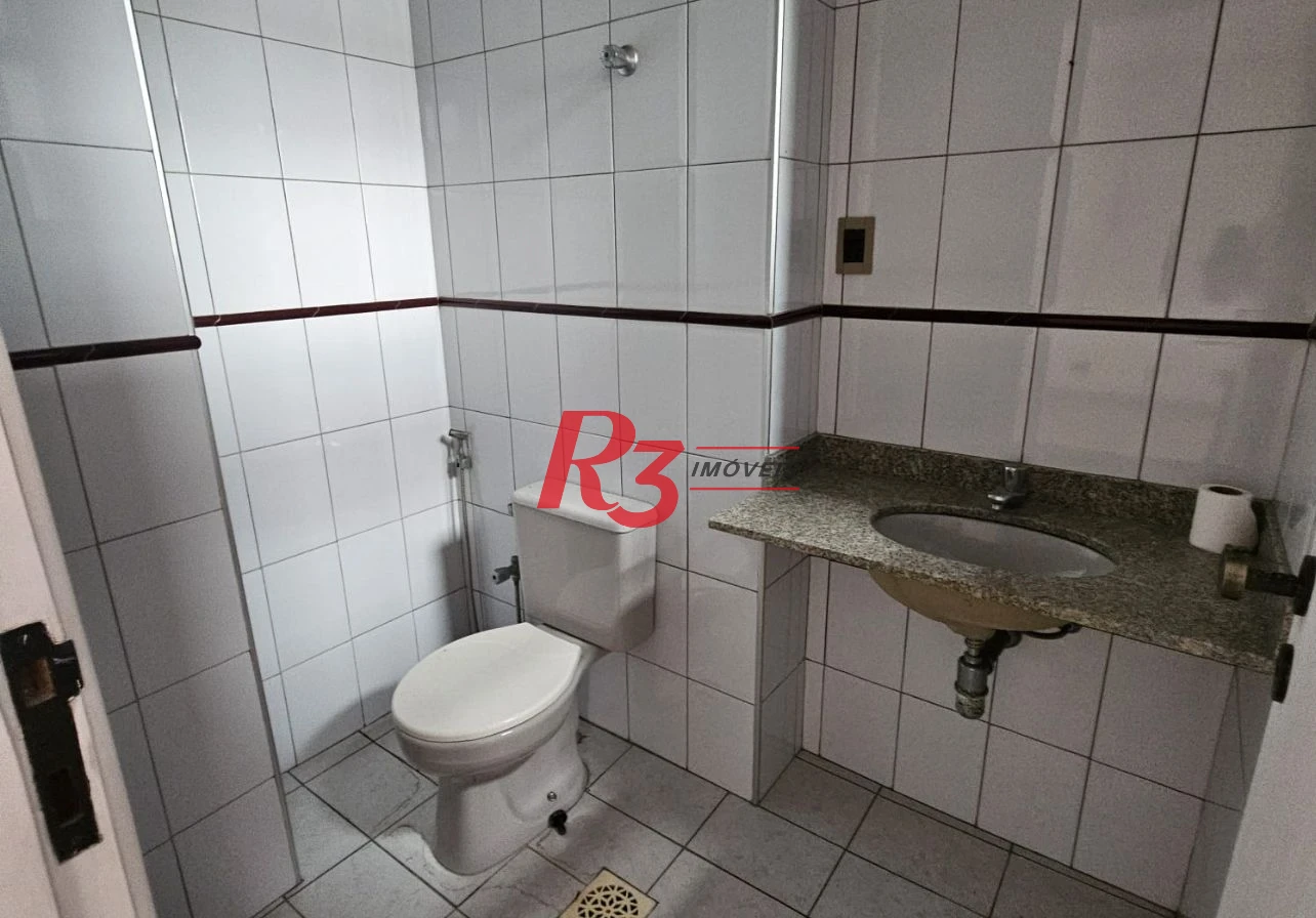 Sala, 57 m² - venda por R$ 300.000,00 ou aluguel por R$ 3.000,00/mês - Vila Nova - Santos/SP