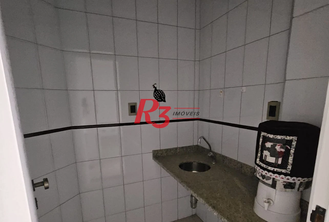 Sala, 57 m² - venda por R$ 300.000,00 ou aluguel por R$ 3.000,00/mês - Vila Nova - Santos/SP