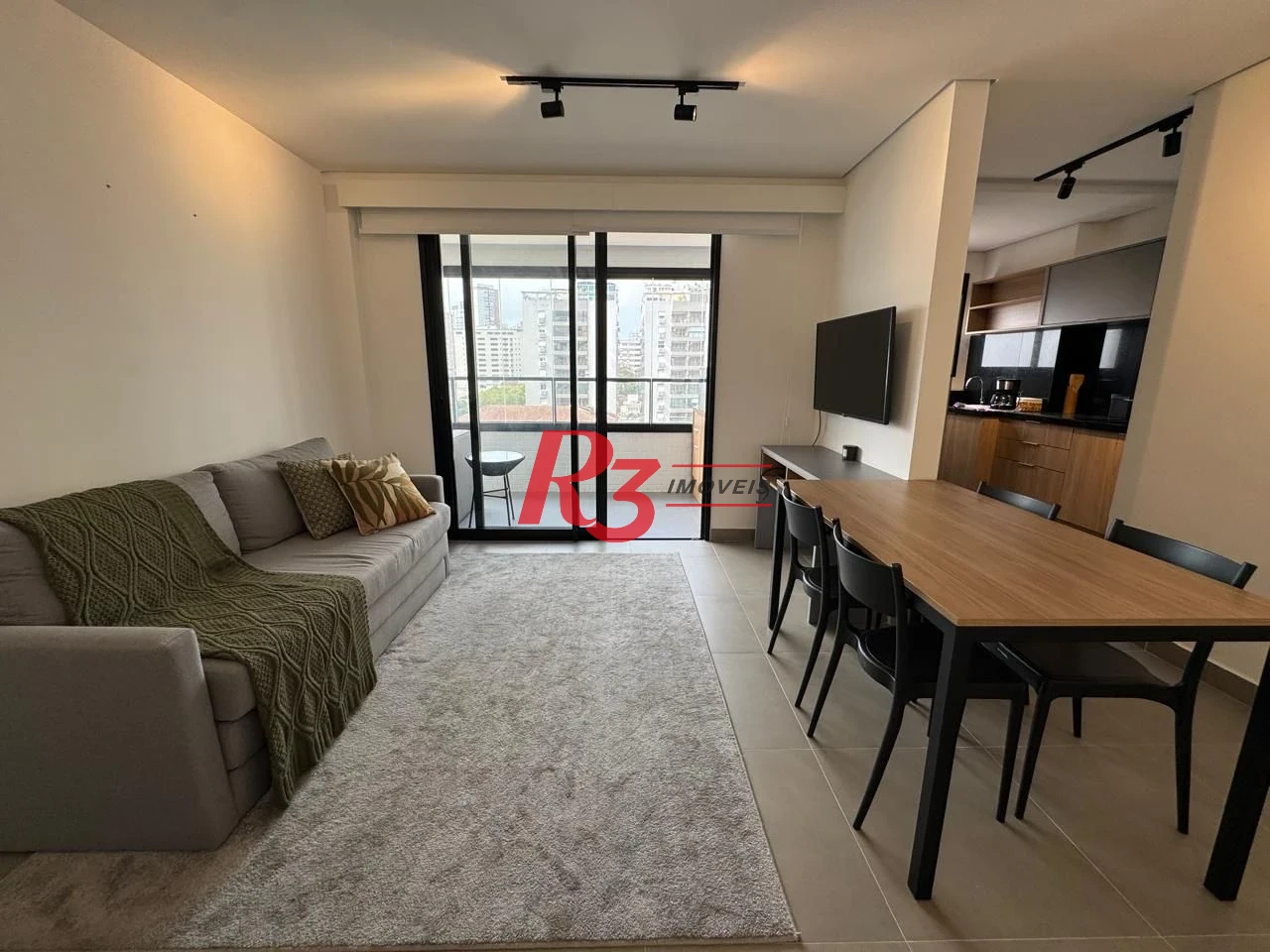 Apartamento com 1 suíte + lavabo -  à venda, 59 m² por R$ 890.000,00 - Ponta da Praia - Santos/SP