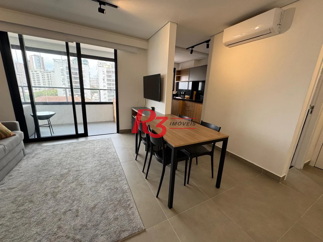 Apartamento com 1 suíte + lavabo -  à venda, 59 m² por R$ 890.000,00 - Ponta da Praia - Santos/SP