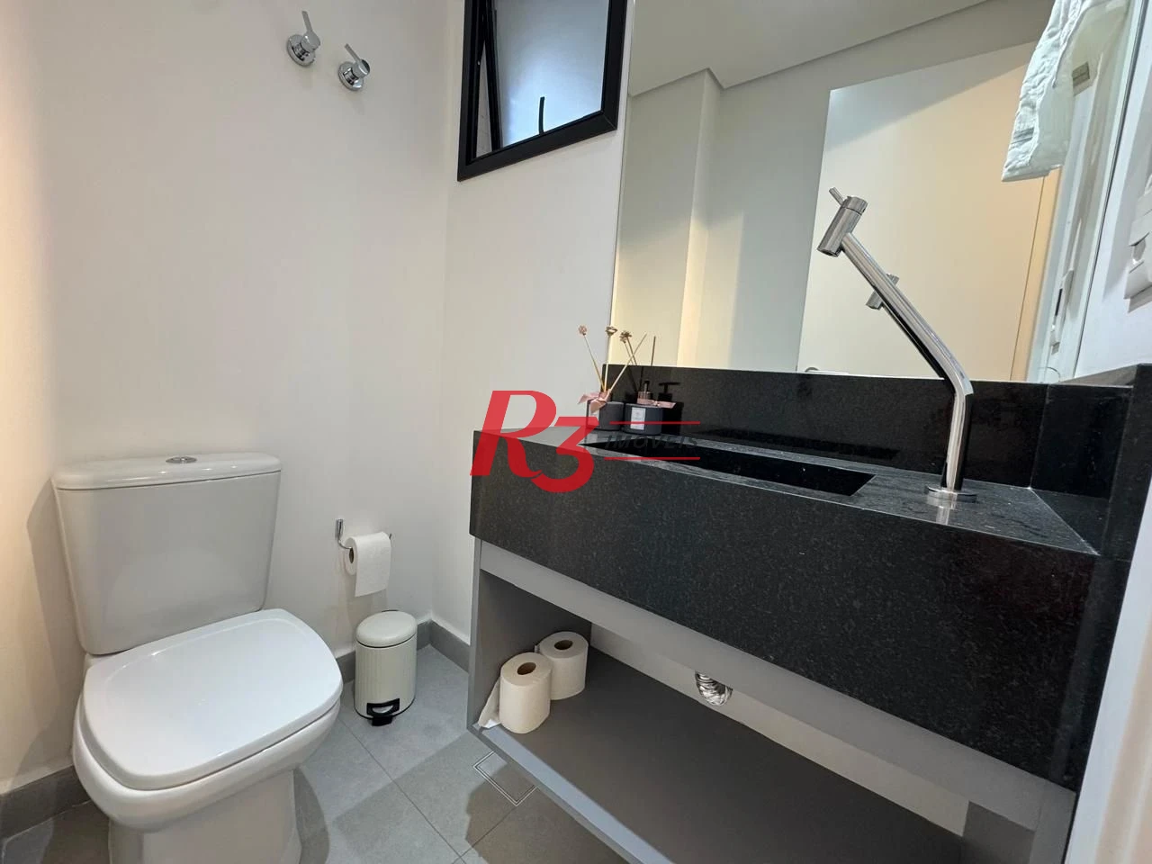 Apartamento com 1 suíte + lavabo -  à venda, 59 m² por R$ 890.000,00 - Ponta da Praia - Santos/SP