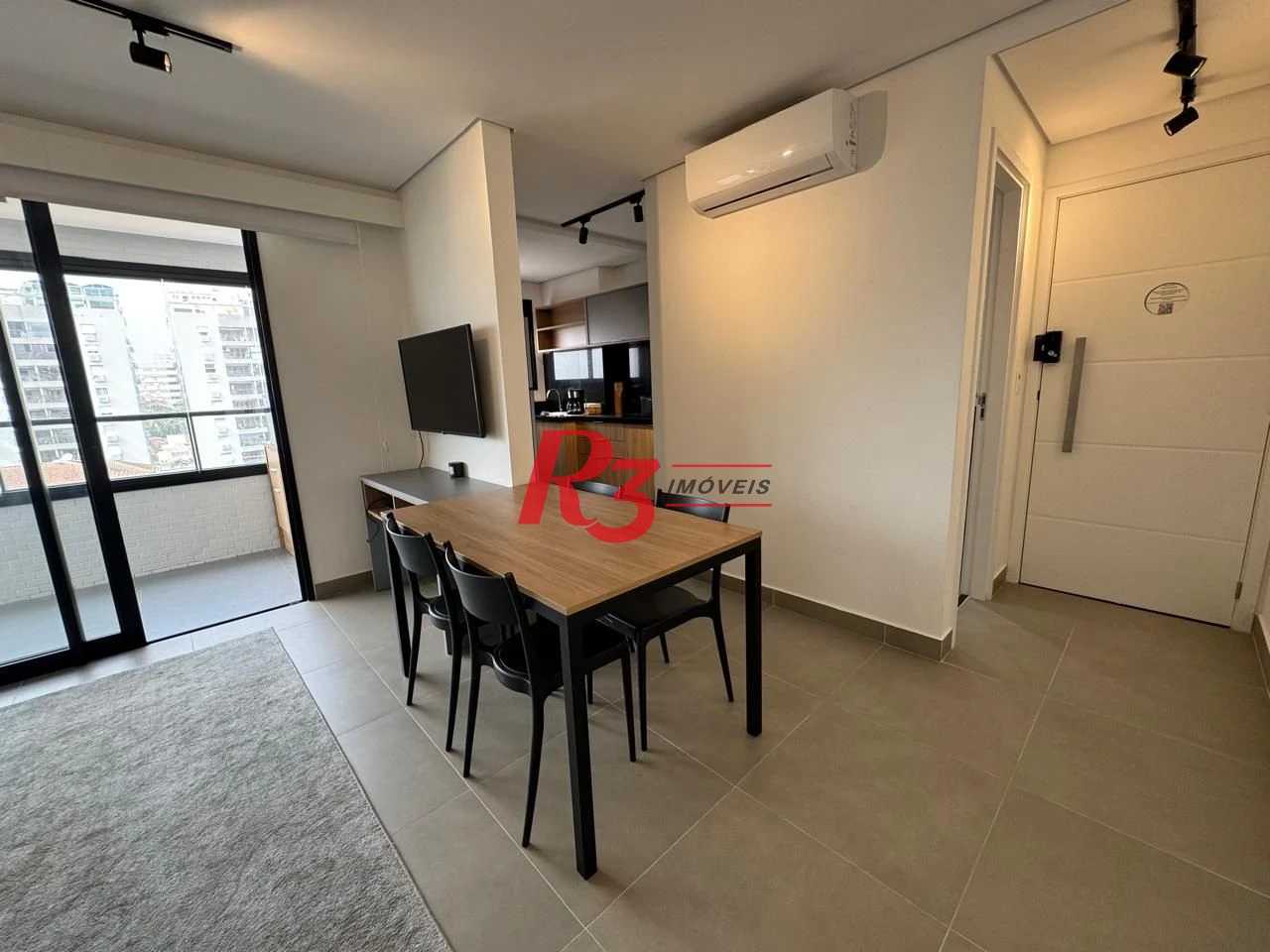 Apartamento com 1 suíte + lavabo -  à venda, 59 m² por R$ 890.000,00 - Ponta da Praia - Santos/SP