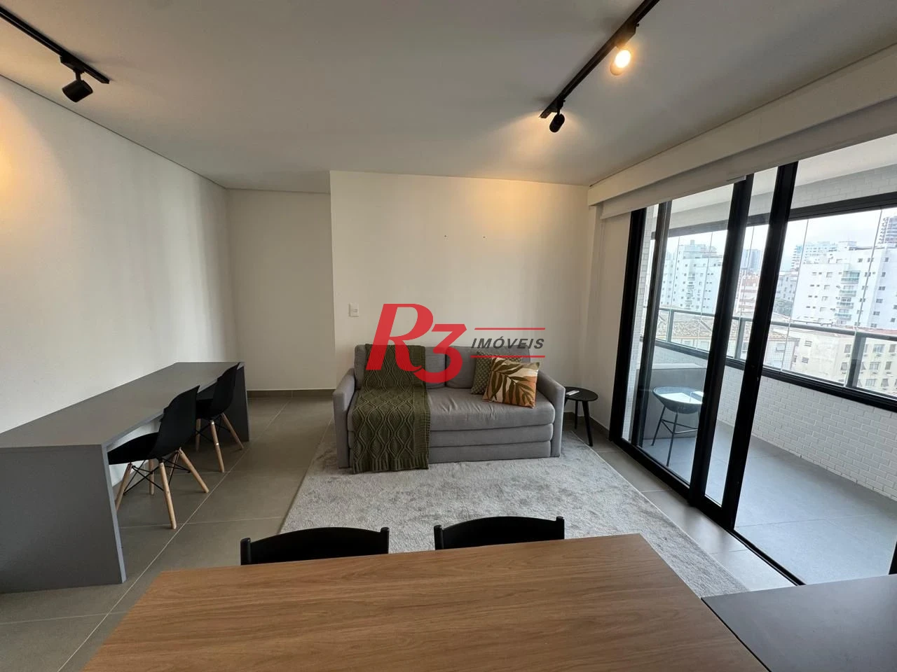 Apartamento com 1 suíte + lavabo -  à venda, 59 m² por R$ 890.000,00 - Ponta da Praia - Santos/SP