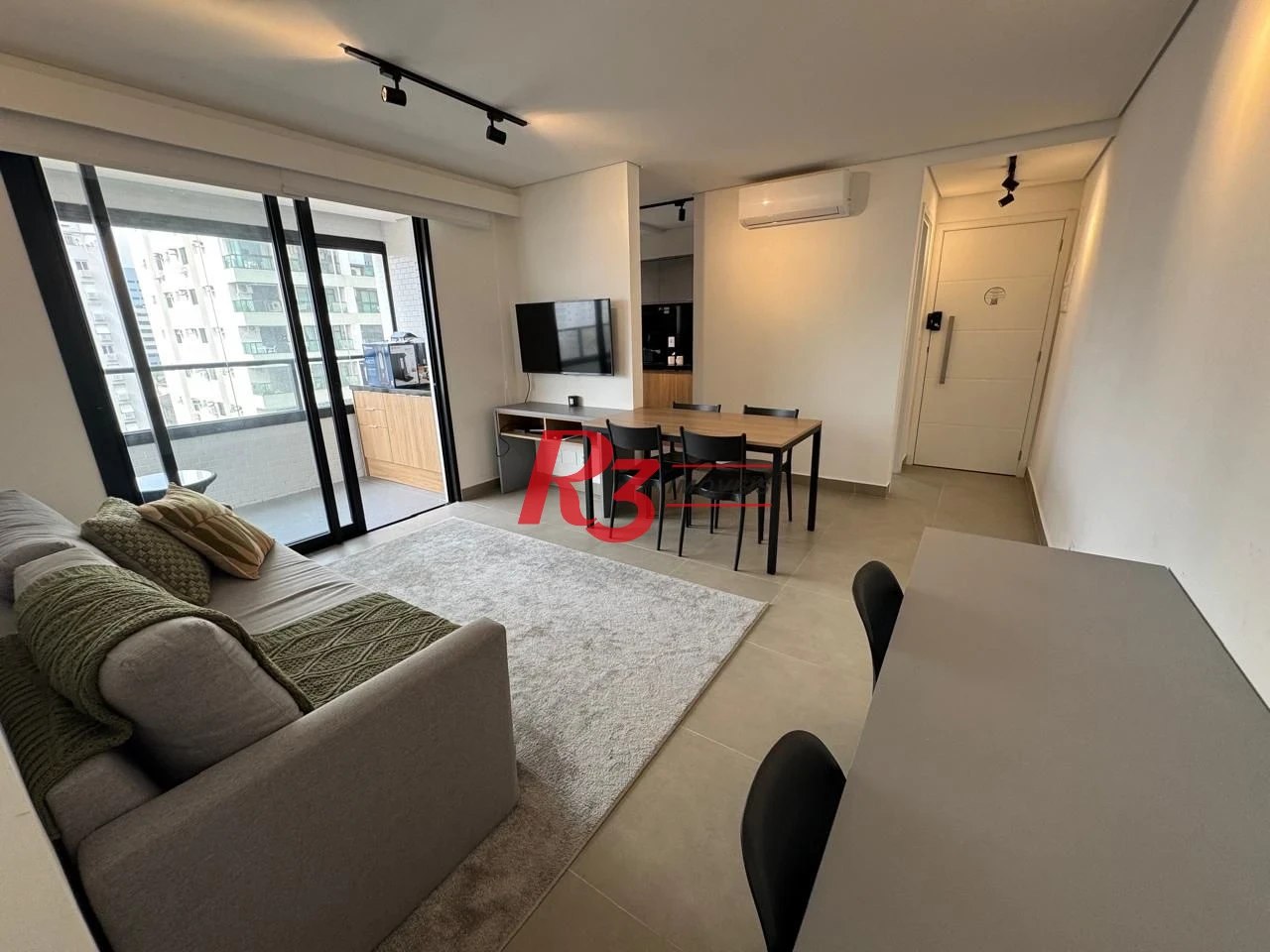 Apartamento com 1 suíte + lavabo -  à venda, 59 m² por R$ 890.000,00 - Ponta da Praia - Santos/SP