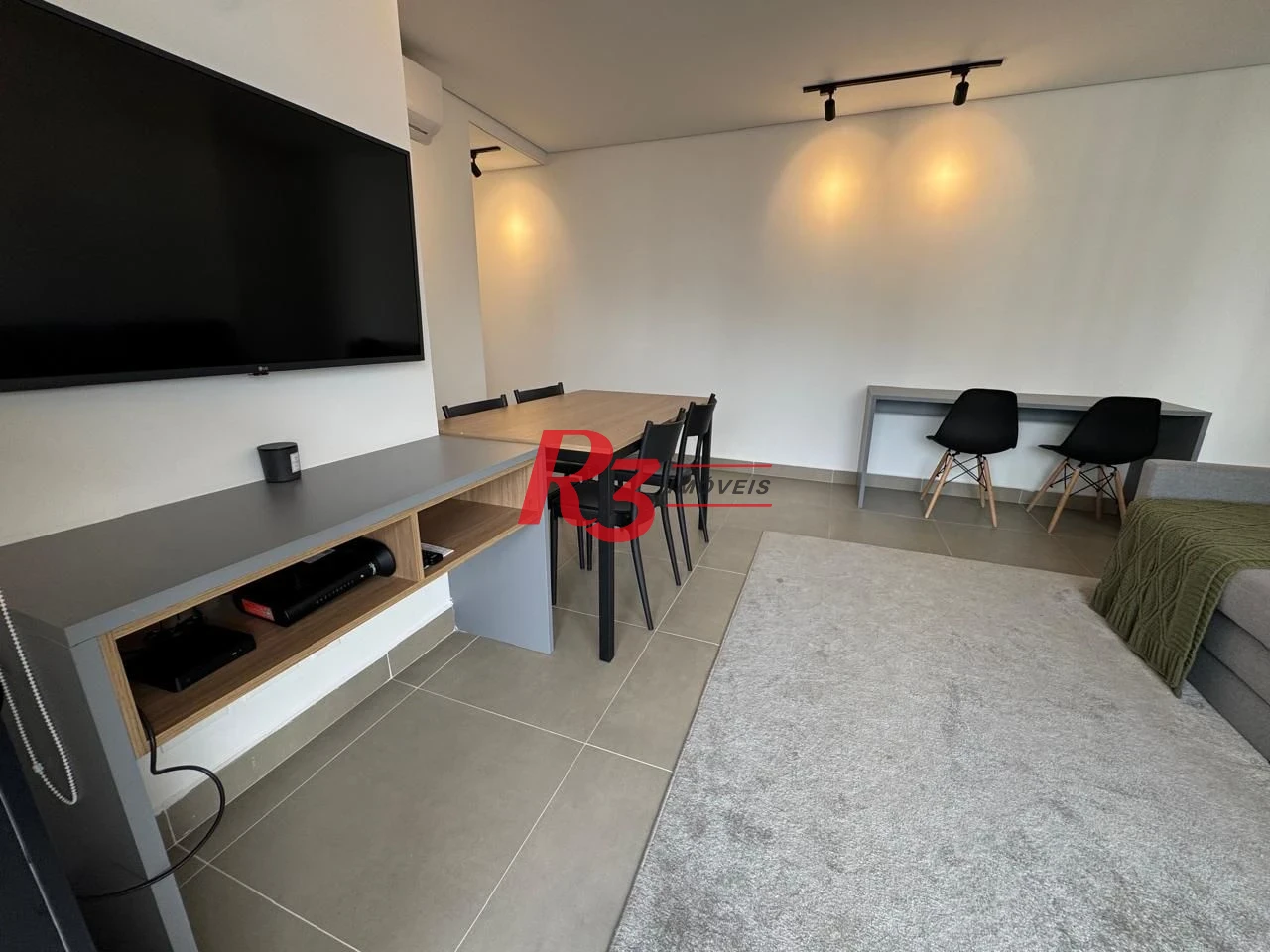 Apartamento com 1 suíte + lavabo -  à venda, 59 m² por R$ 890.000,00 - Ponta da Praia - Santos/SP