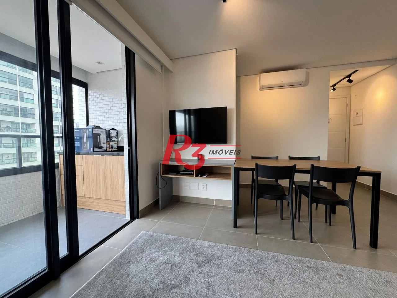 Apartamento com 1 suíte + lavabo -  à venda, 59 m² por R$ 890.000,00 - Ponta da Praia - Santos/SP