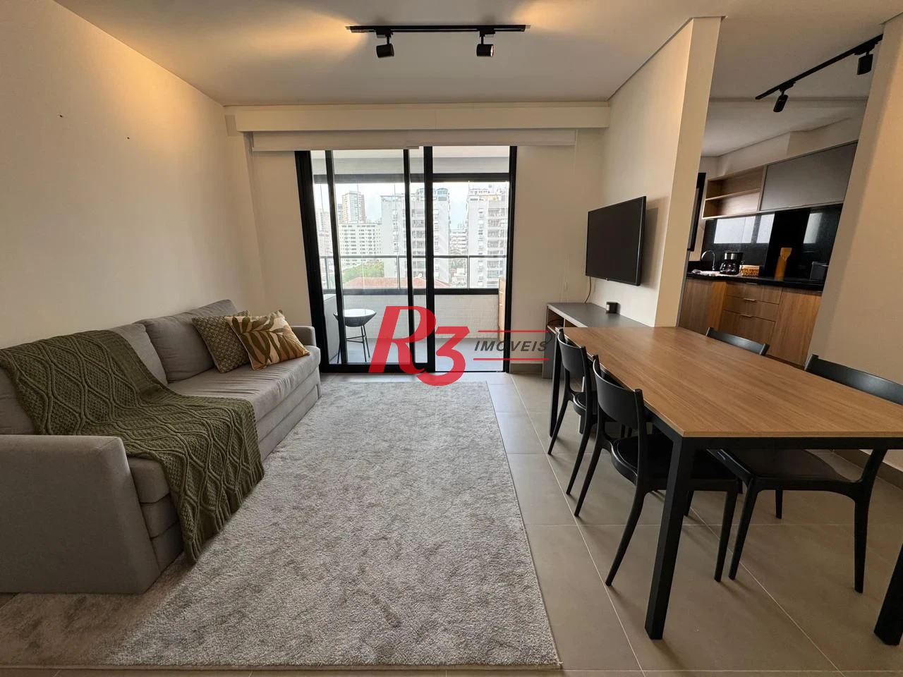 Apartamento com 1 suíte + lavabo -  à venda, 59 m² por R$ 890.000,00 - Ponta da Praia - Santos/SP