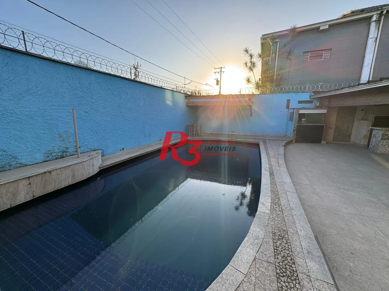 Sobrado com 3 dormitórios para alugar, 495 m² por R$ 15.000,00/mês - Estuário - Santos/SP