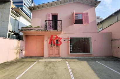 Casa, 232 m² - venda por R$ 4.260.000,00 ou aluguel por R$ 20.000,00/mês - Embaré - Santos/SP