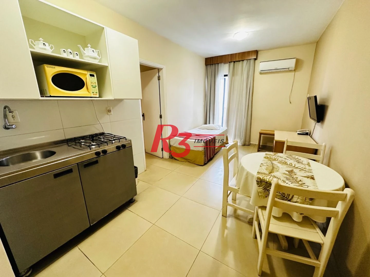 Flat à venda, 36 m² por R$ 270.000,00 - Gonzaga - Santos/SP