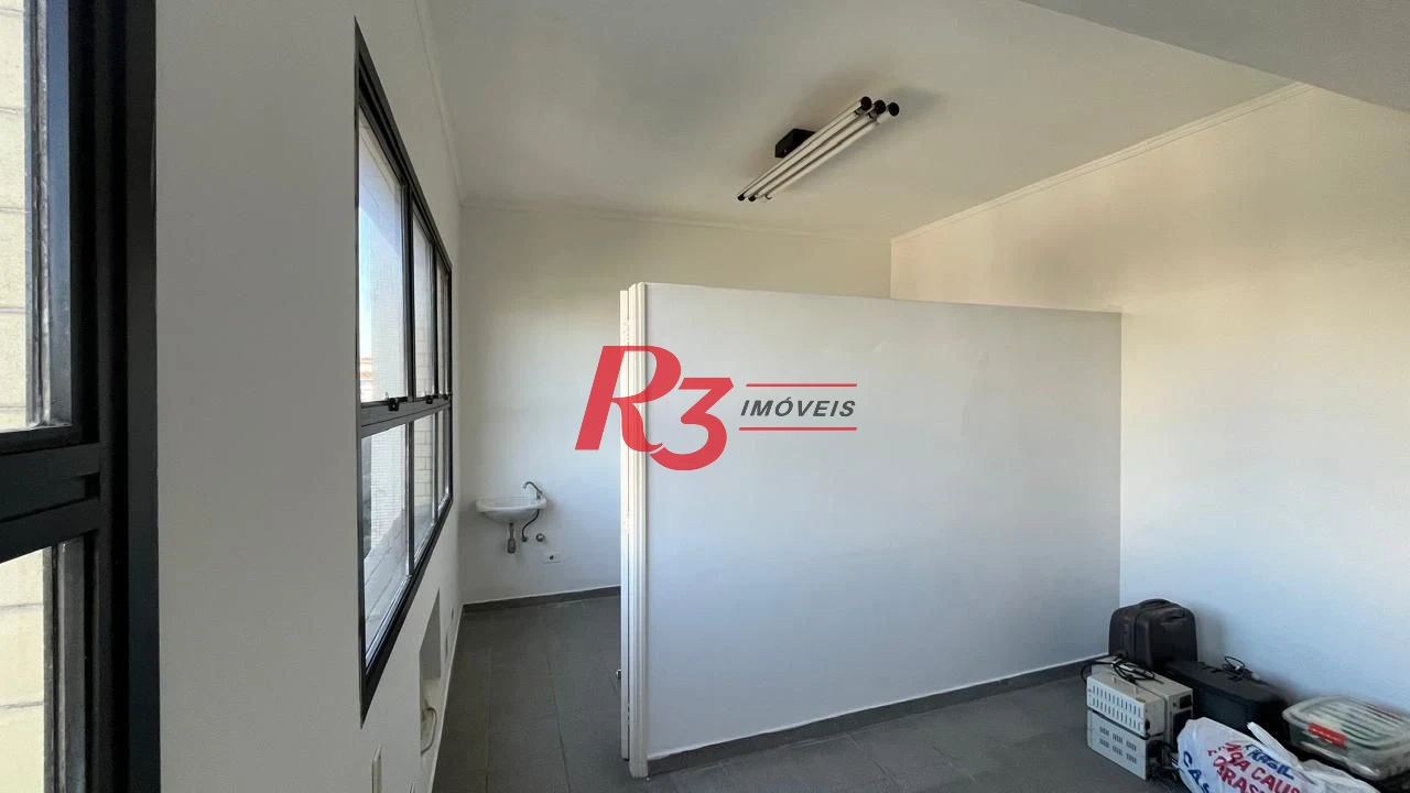 Sala à venda, 140 m² por R$ 697.000,00 - Boqueirão - Santos/SP